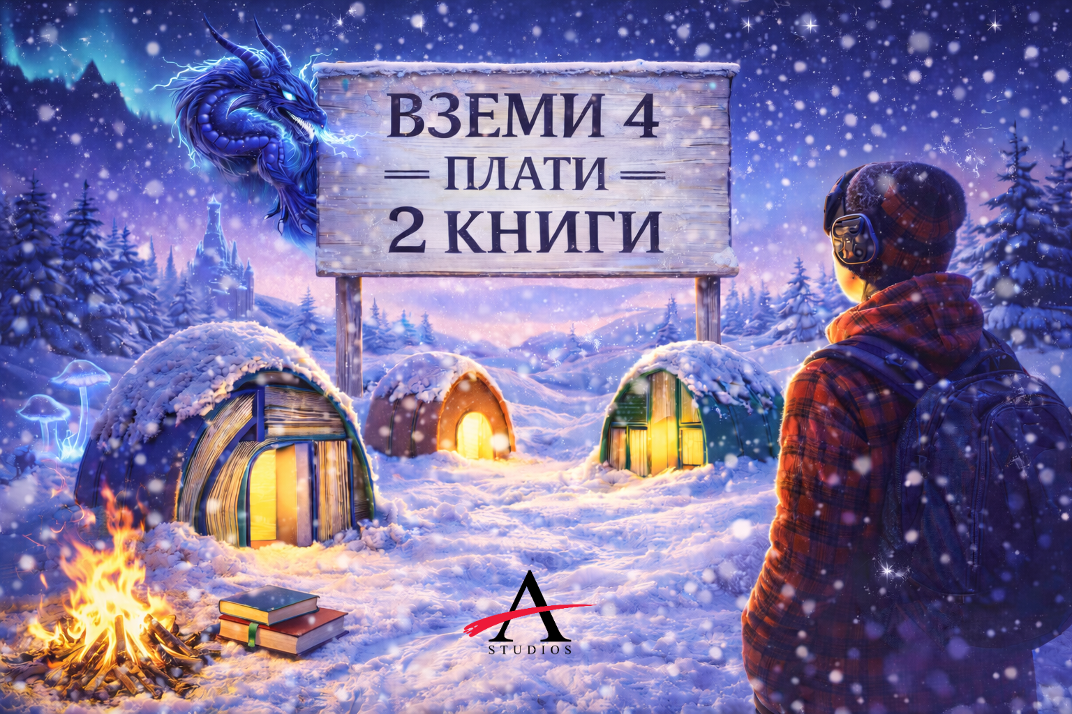 Вземи 4 книги, плати 2